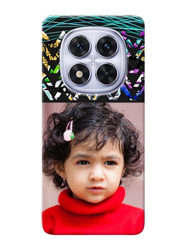 Custom Poco X7 5G personalized phone covers: Neon Abstract Design