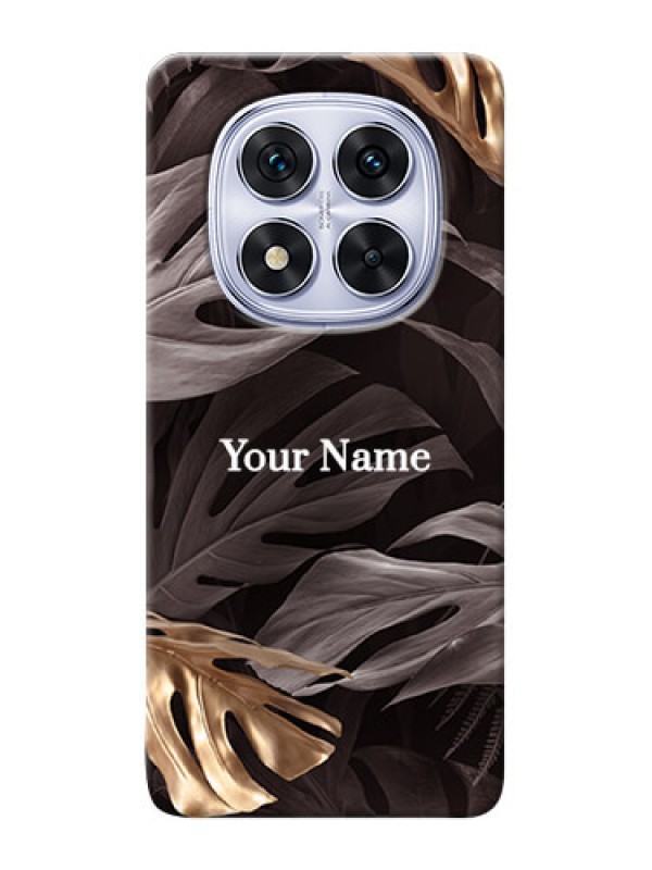 Custom Poco X7 5G Personalised Phone Case with Wild Leaves digital paint Design