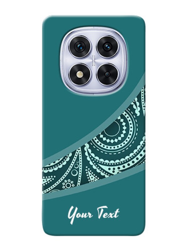 Custom Poco X7 5G Photo Printing on Case with semi visible floral Design