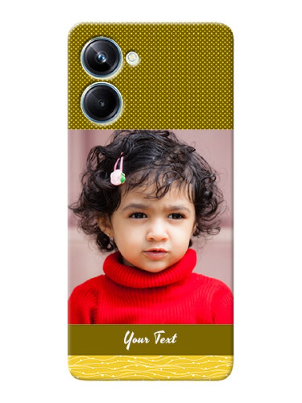 Custom Realme 10 Pro custom mobile back covers: Simple Green Color Design