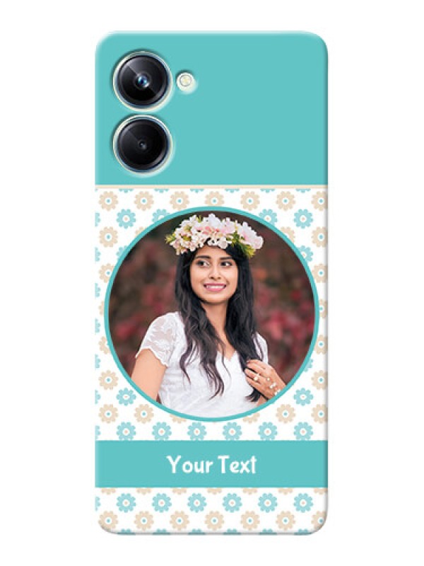 Custom Realme 10 Pro Custom Mobile Back Covers: Beautiful Flowers Design