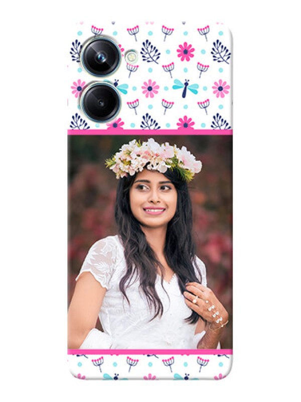 Custom Realme 10 Pro Mobile Covers: Colorful Flower Design