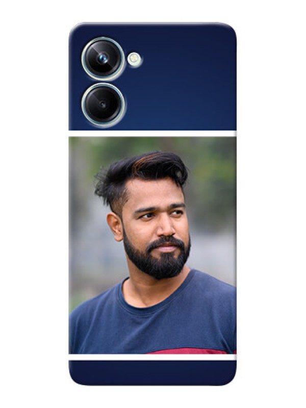 Custom Realme 10 Pro Mobile Cases: Simple Royal Blue Design