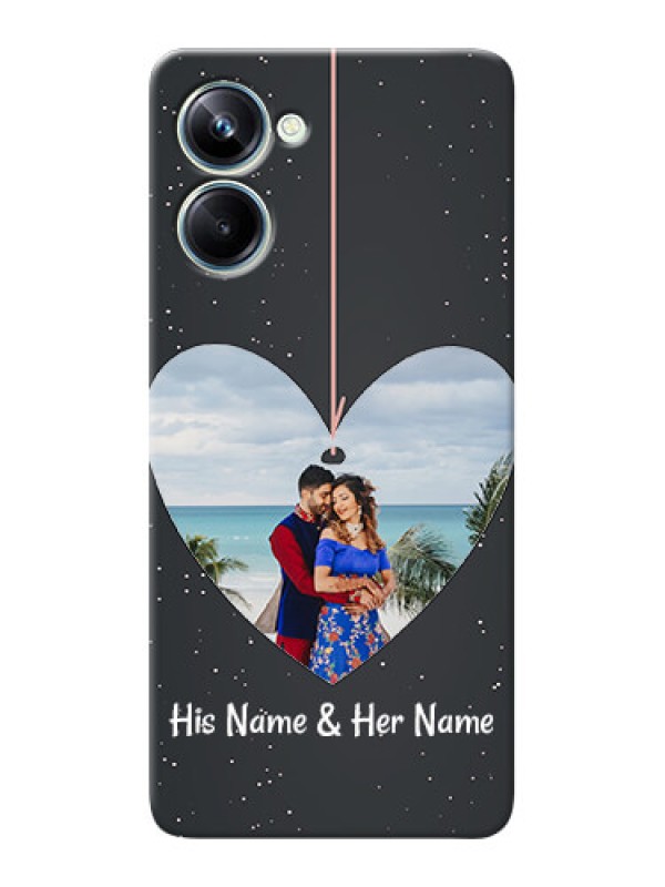 Custom Realme 10 Pro custom phone cases: Hanging Heart Design