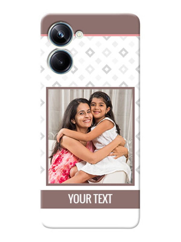 Custom Realme 10 Pro custom back covers: Simple Diamond Design