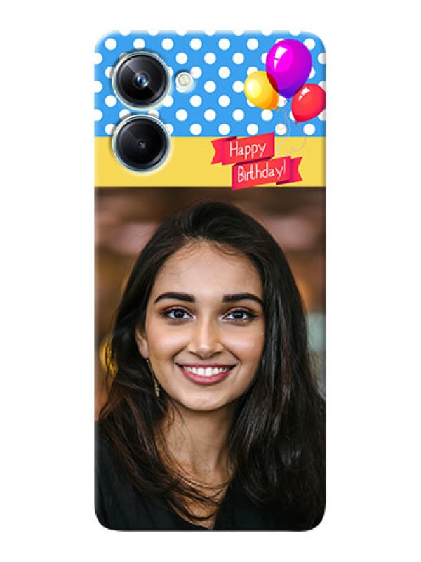 Custom Realme 10 Pro custom mobile back covers: Happy Birthday Design