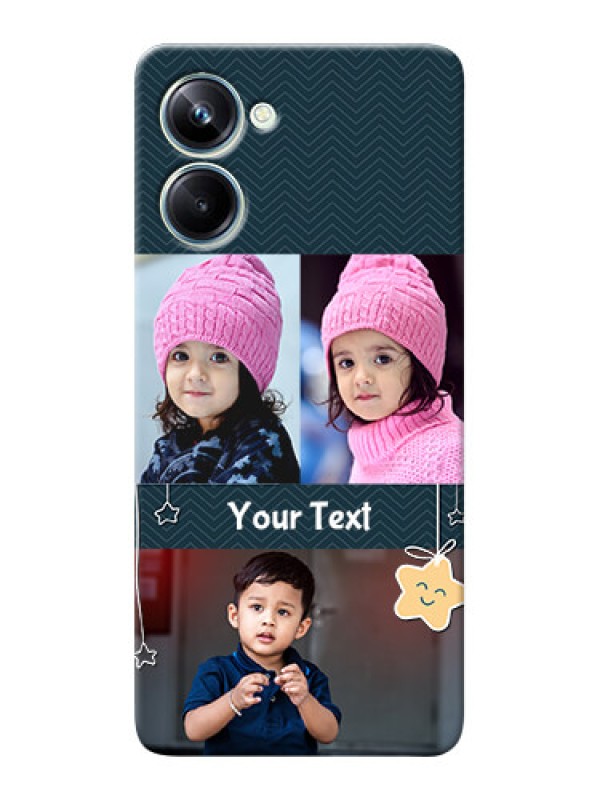 Custom Realme 10 Pro Mobile Back Covers Online: Hanging Stars Design