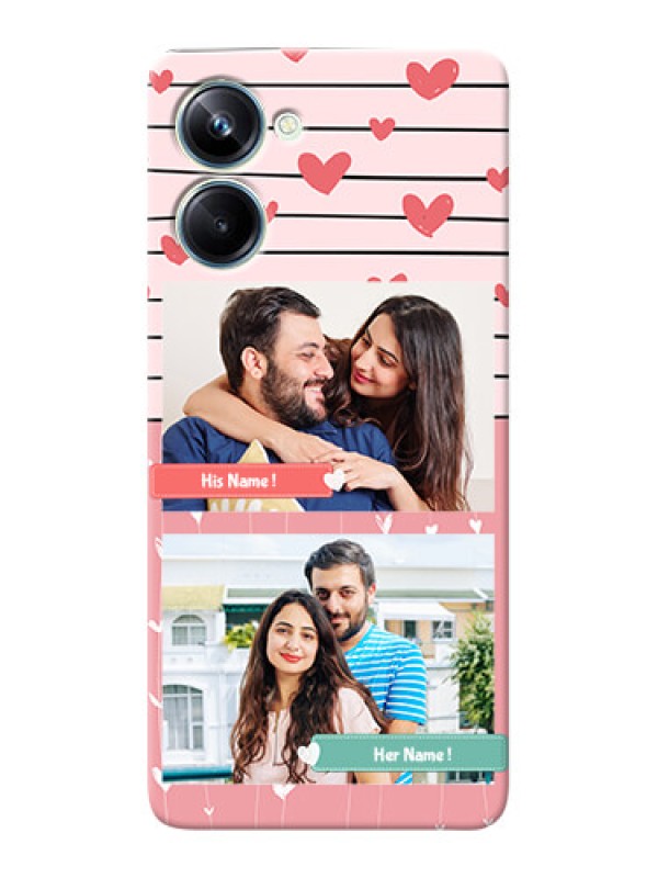 Custom Realme 10 Pro custom mobile covers: Photo with Heart Design
