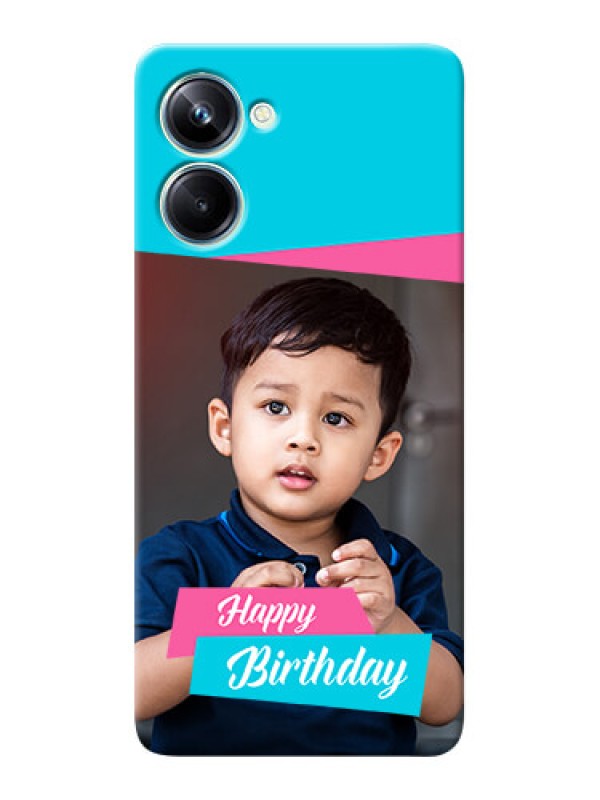 Custom Realme 10 Pro Mobile Covers: Image Holder with 2 Color Design