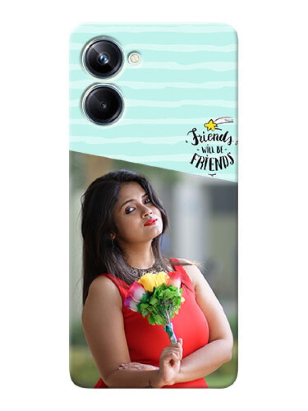 Custom Realme 10 Pro Mobile Back Covers: Friends Picture Icon Design