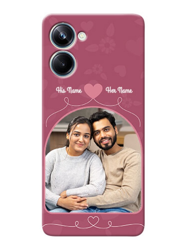 Custom Realme 10 Pro mobile phone covers: Love Floral Design