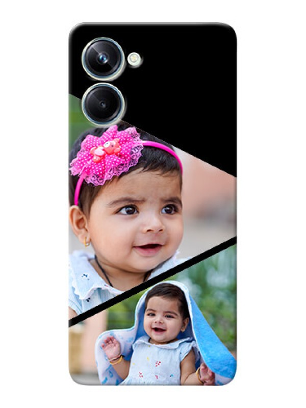 Custom Realme 10 Pro mobile back covers online: Semi Cut Design