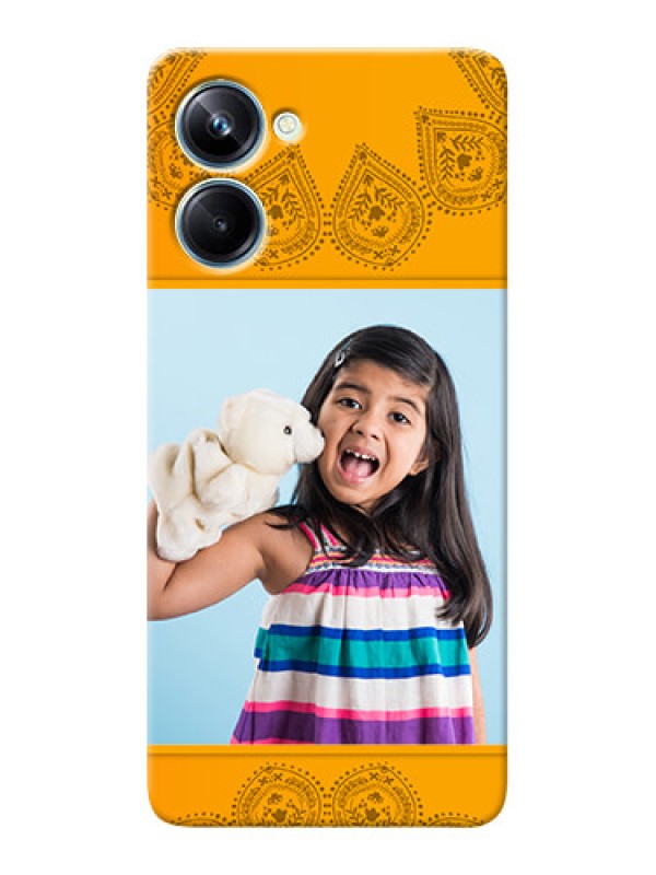 Custom Realme 10 Pro custom mobile back covers: Photo Wedding Design 