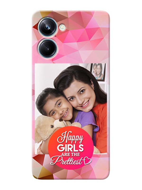 Custom Realme 10 Pro Personalized Phone Covers: Abstract Triangle Design