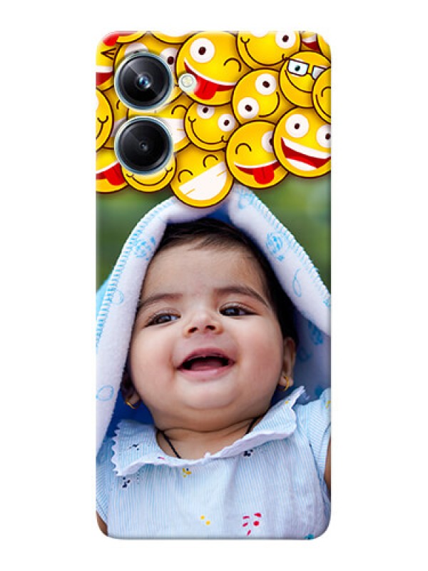 Custom Realme 10 Pro Custom Phone Cases with Smiley Emoji Design