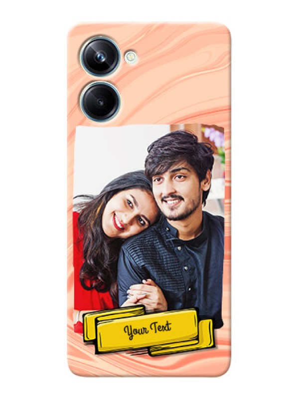 Custom Realme 10 Pro Customized Phone Cases: Marble Texture Design