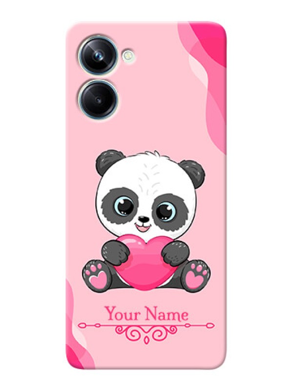 Custom Realme 10 Pro 5G Mobile Back Covers: Cute Panda Design