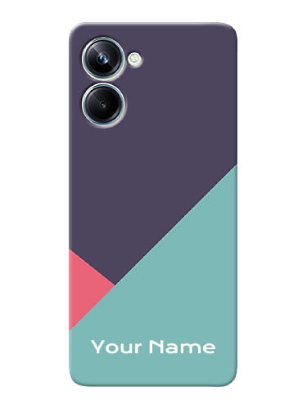 Custom Realme 10 Pro 5G Custom Phone Cases: Tri Color abstract Design