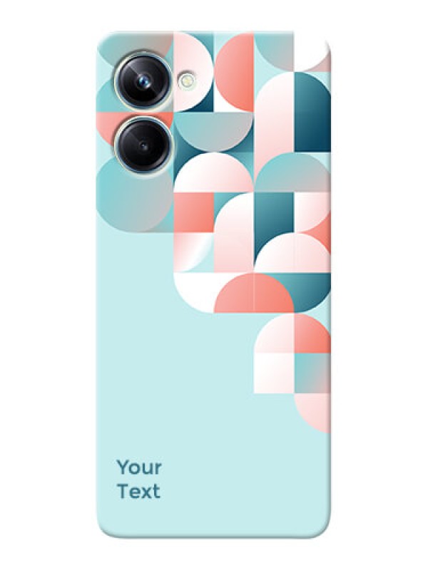Custom Realme 10 Pro 5G Back Covers: Stylish Semi-circle Pattern Design