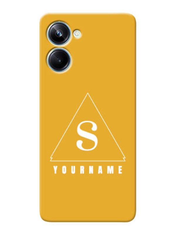 Custom Realme 10 Pro 5G Custom Mobile Case with simple triangle Design