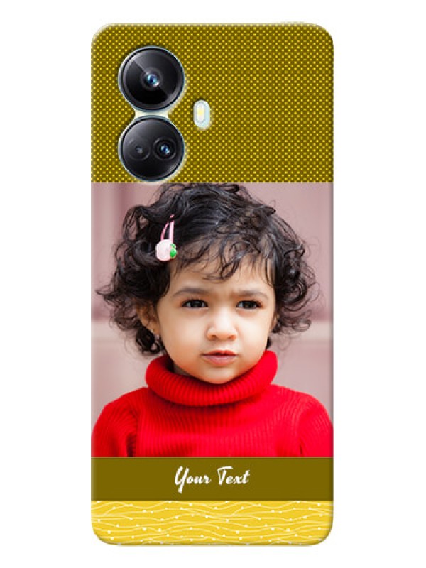 Custom Realme 10 Pro-plus custom mobile back covers: Simple Green Color Design