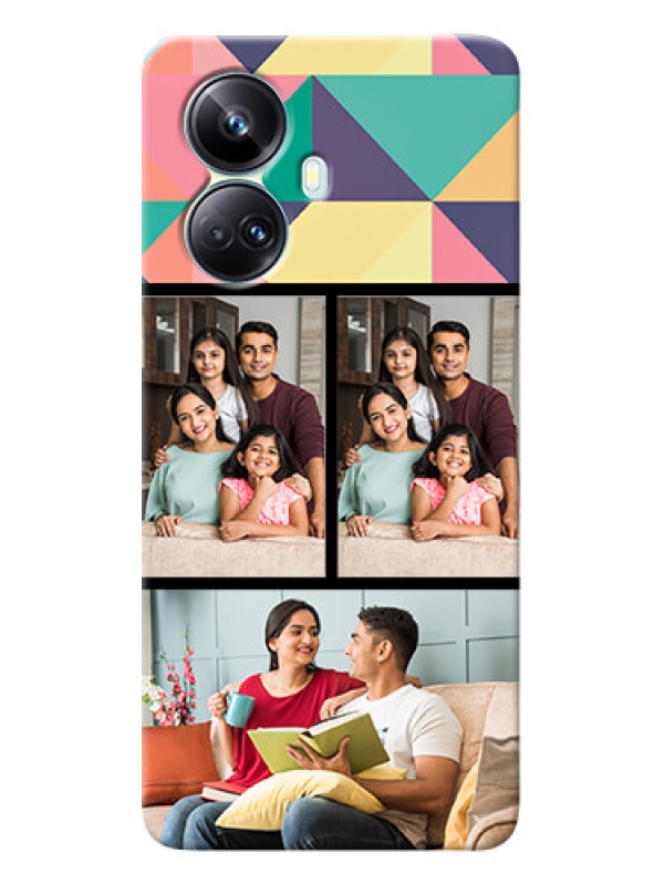 Custom Realme 10 Pro-plus personalised phone covers: Bulk Pic Upload Design