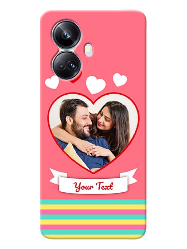 Custom Realme 10 Pro-plus Personalised mobile covers: Love Doodle Design