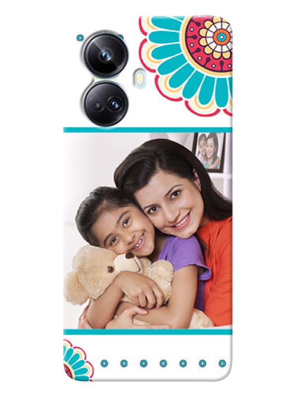 Custom Realme 10 Pro-plus custom mobile phone cases: Flower Design