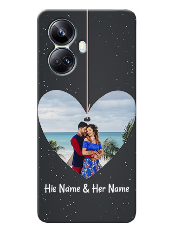 Custom Realme 10 Pro-plus custom phone cases: Hanging Heart Design
