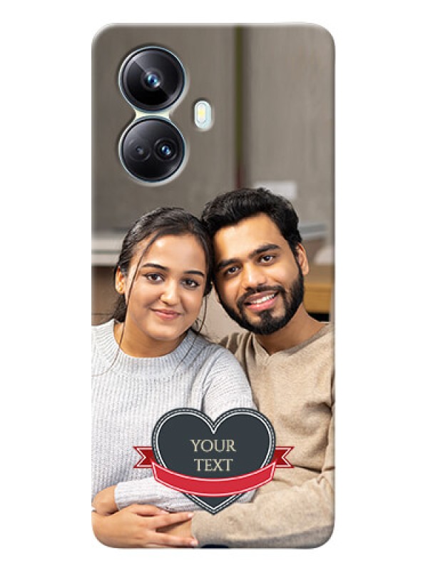 Custom Realme 10 Pro-plus mobile back covers online: Just Married Couple Design
