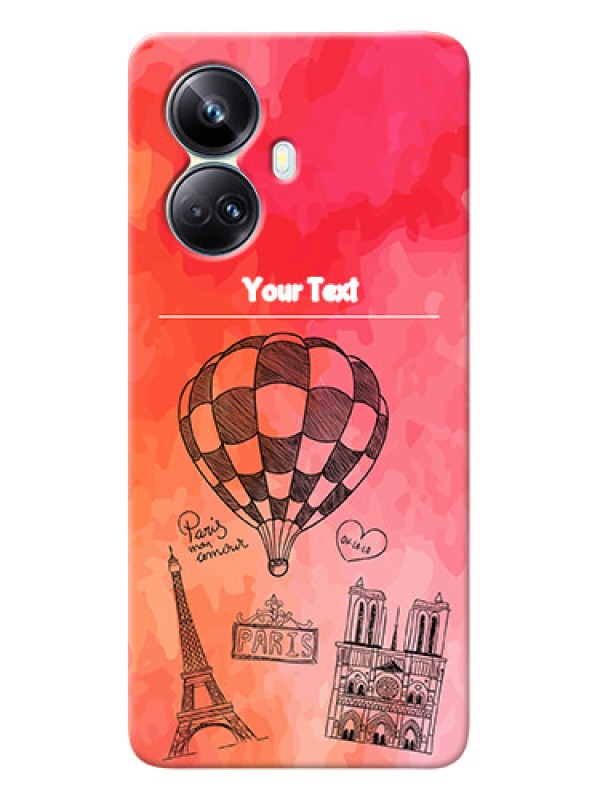 Custom Realme 10 Pro-plus Personalized Mobile Covers: Paris Theme Design