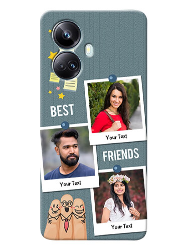 Custom Realme 10 Pro-plus Mobile Cases: Sticky Frames and Friendship Design