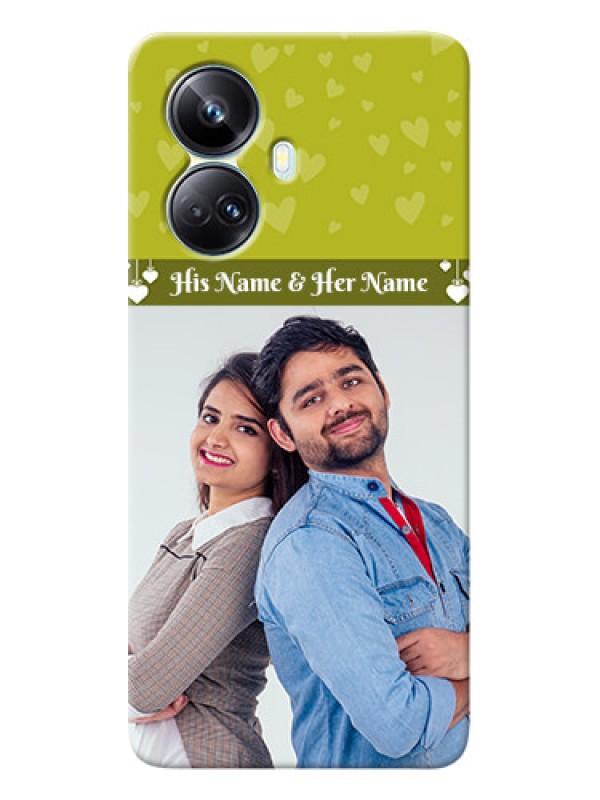 Custom Realme 10 Pro-plus custom mobile covers: You & Me Heart Design