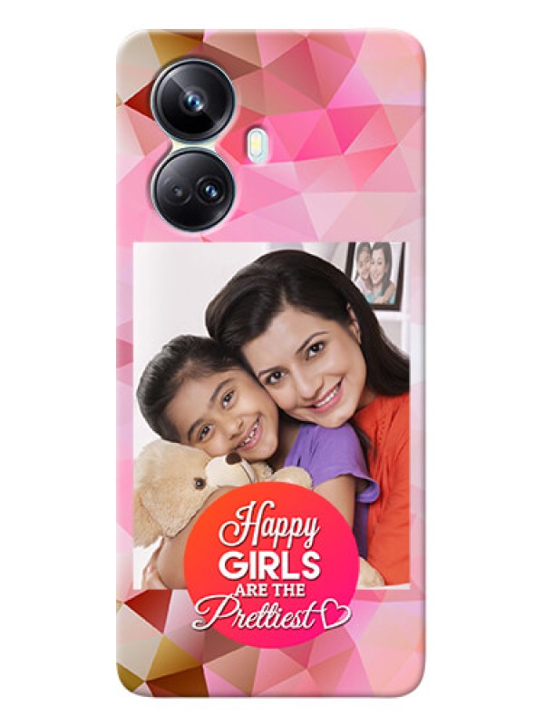 Custom Realme 10 Pro-plus Personalized Phone Covers: Abstract Triangle Design