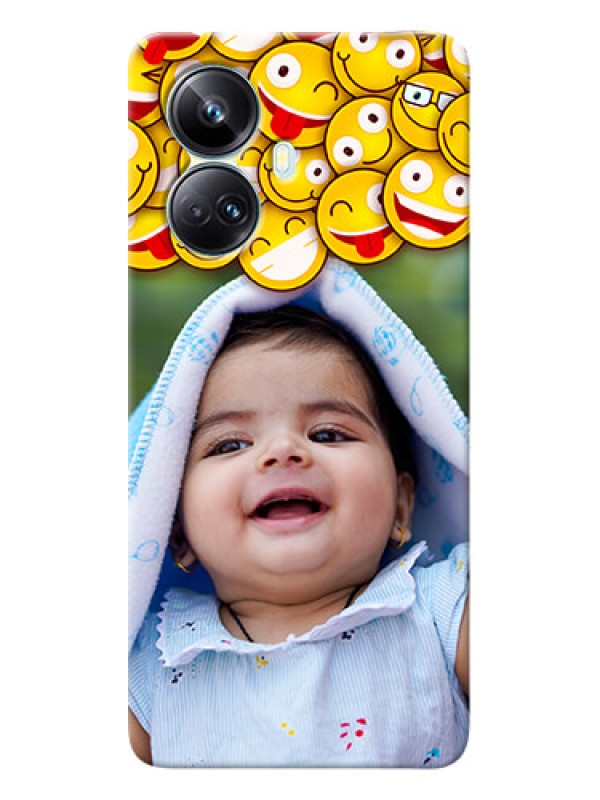 Custom Realme 10 Pro-plus Custom Phone Cases with Smiley Emoji Design