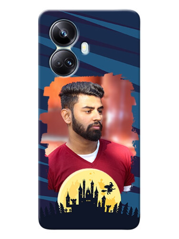 Custom Realme 10 Pro-plus Back Covers: Halloween Witch Design 