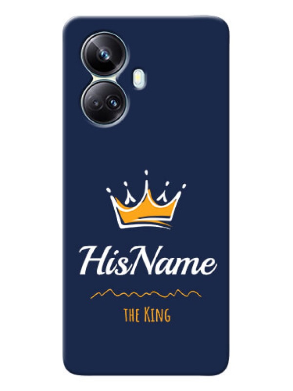 Custom Realme 10 Pro-plus King Phone Case with Name
