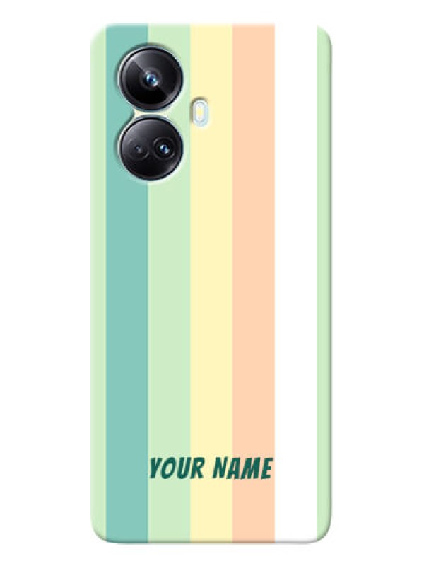 Custom Realme 10 Pro Plus 5G Back Covers: Multi-colour Stripes Design