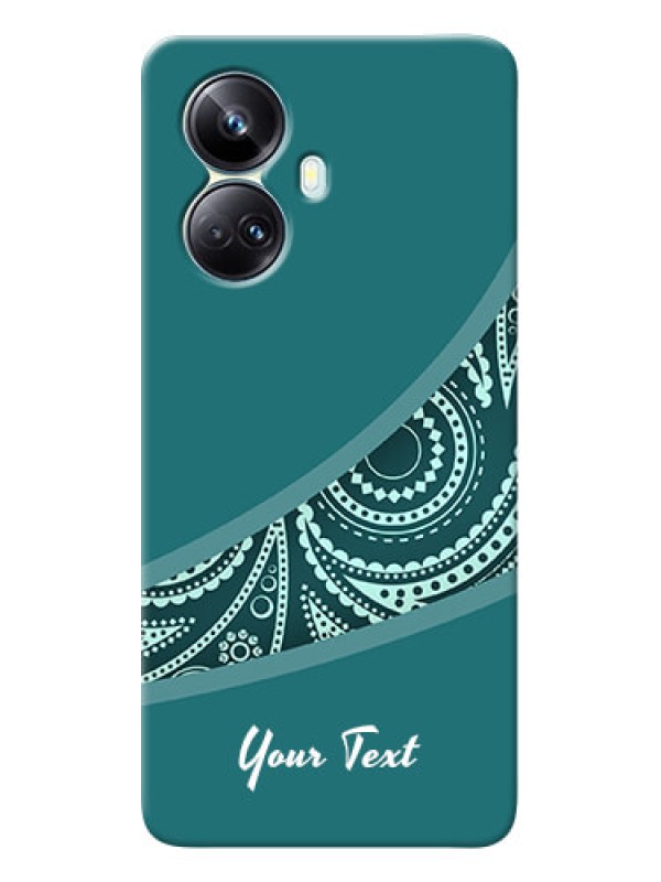 Custom Realme 10 Pro Plus 5G Custom Phone Covers: semi visible floral Design