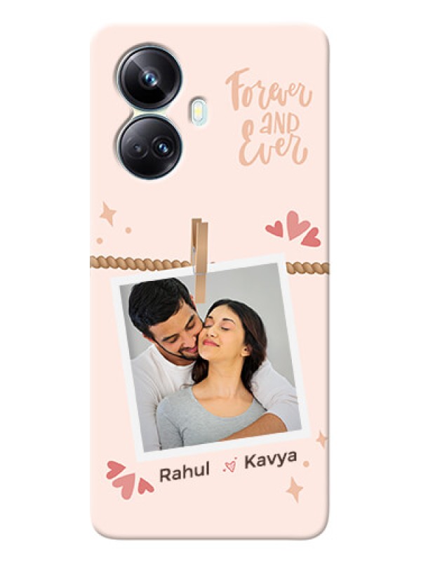 Custom Realme 10 Pro Plus 5G Phone Back Covers: Forever and ever love Design