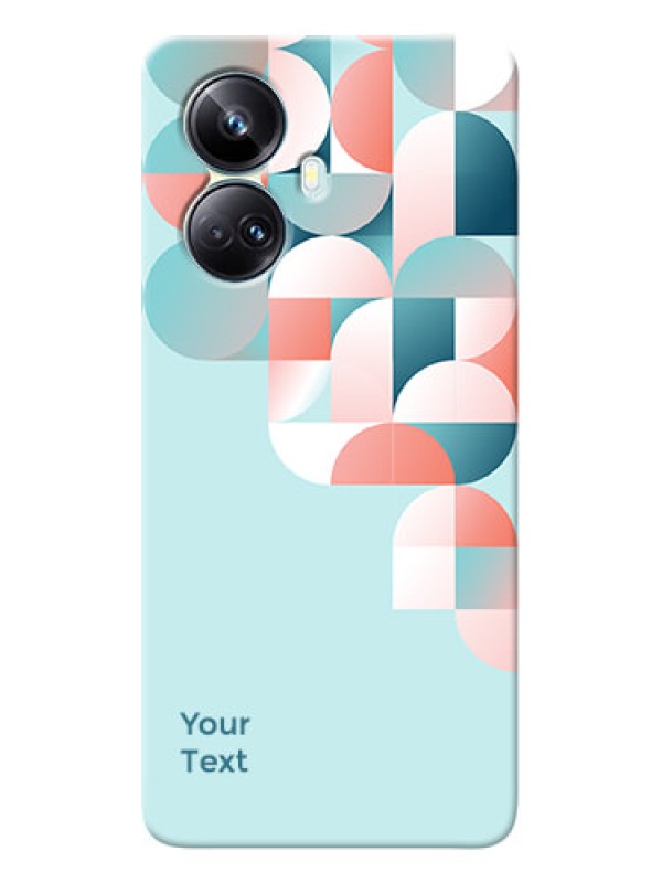 Custom Realme 10 Pro Plus 5G Back Covers: Stylish Semi-circle Pattern Design