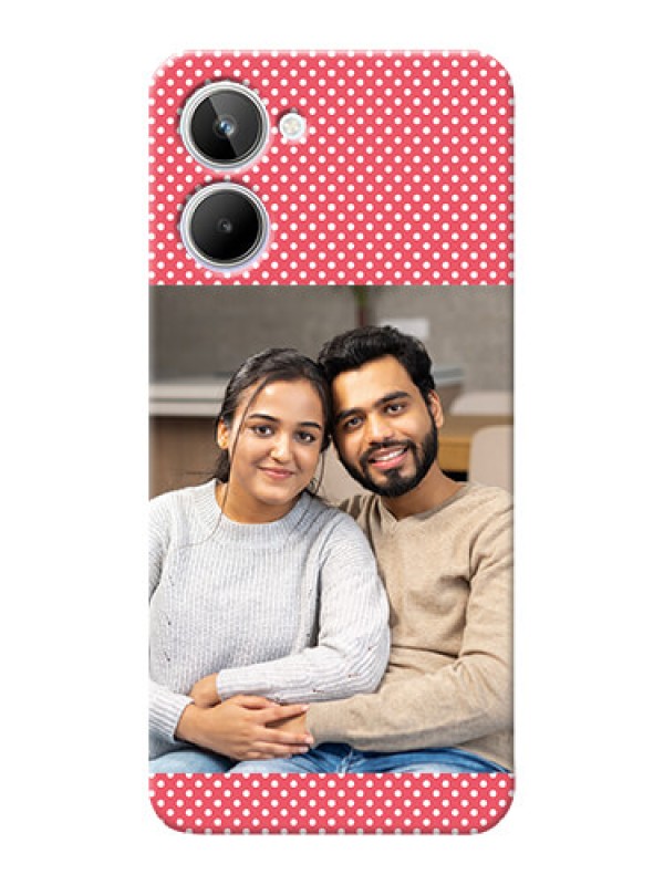Custom Realme 10 Custom Mobile Case with White Dotted Design