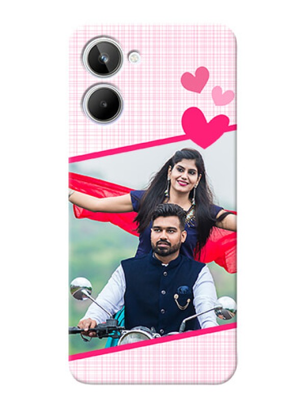 Custom Realme 10 Personalised Phone Cases: Love Shape Heart Design