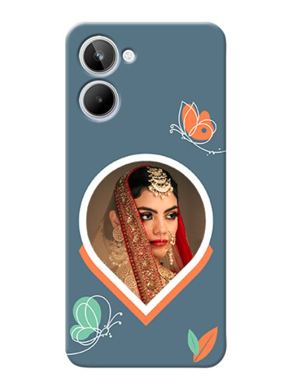 Custom Realme 10 Custom Mobile Case with Droplet Butterflies Design
