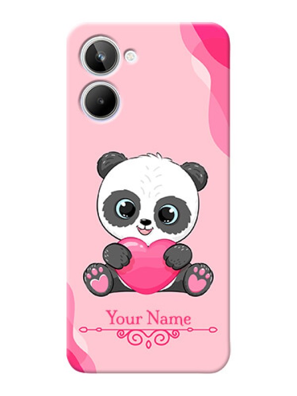 Custom Realme 10 Mobile Back Covers: Cute Panda Design