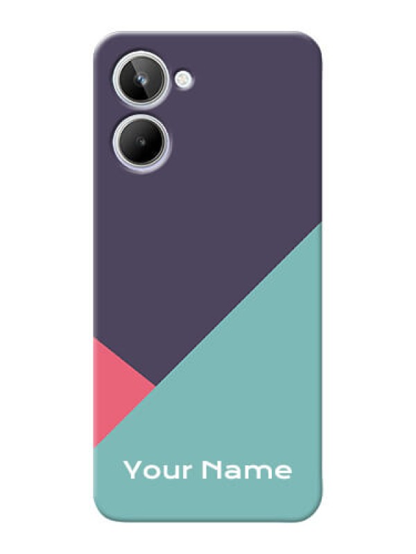 Custom Realme 10 Custom Phone Cases: Tri Color abstract Design