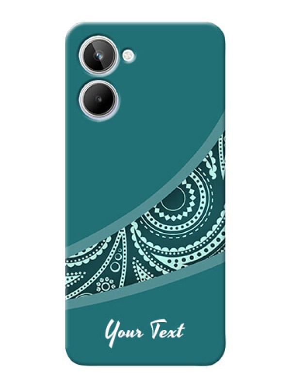 Custom Realme 10 Custom Phone Covers: semi visible floral Design