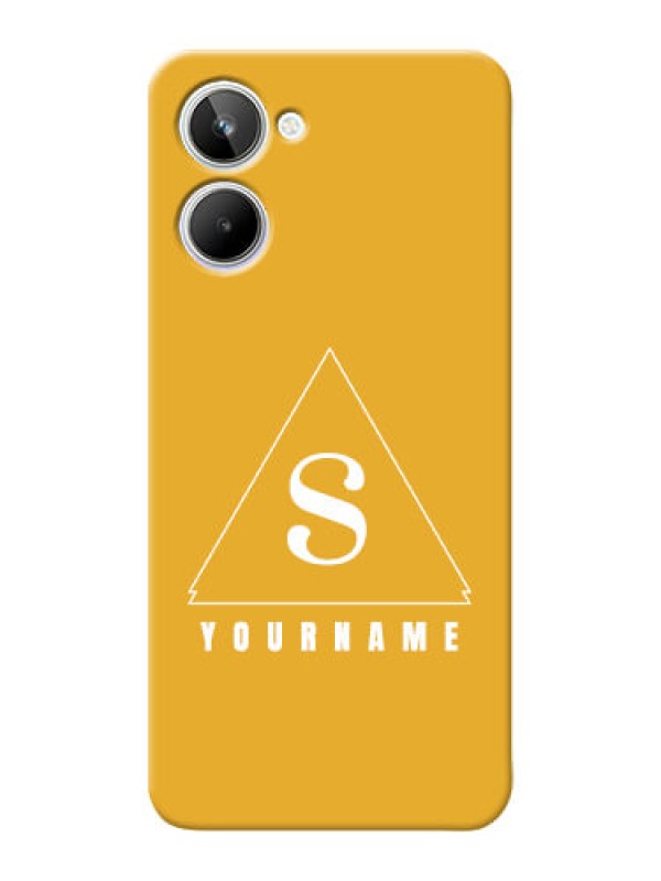 Custom Realme 10 Custom Mobile Case with simple triangle Design