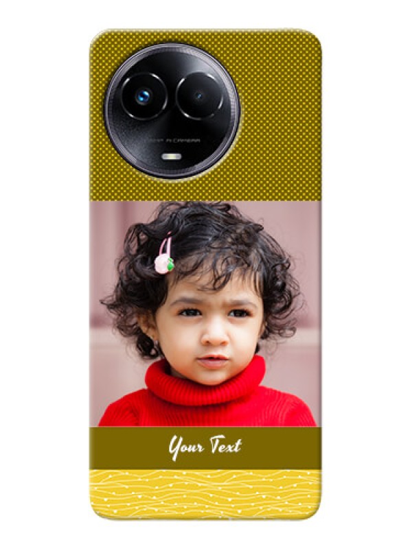 Custom Realme 11 5G custom mobile back covers: Simple Green Color Design