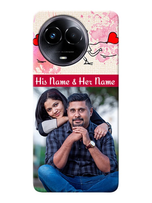Custom Realme 11 5G phone back covers: You and Me Case Design